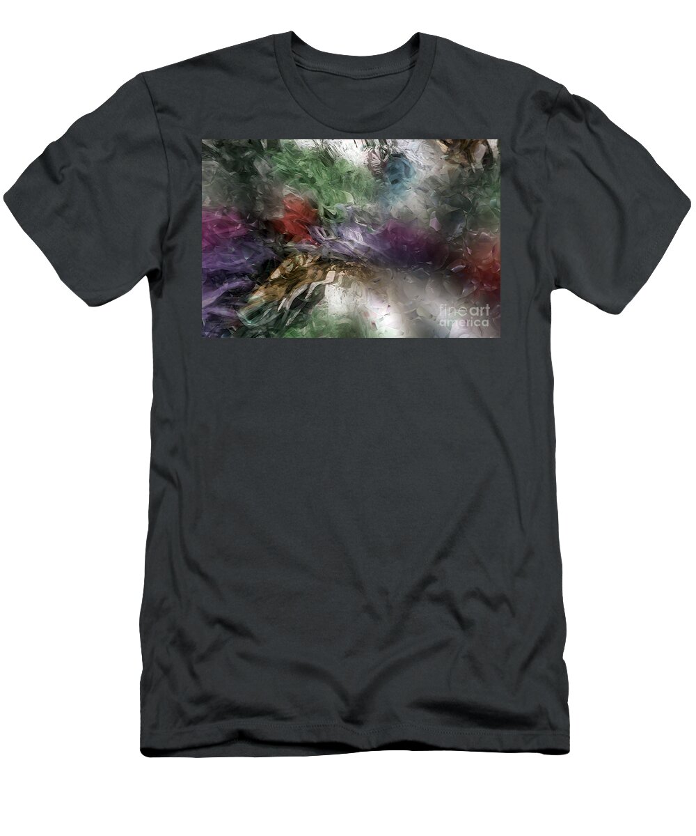 Garden Forest T-Shirt featuring the digital art A Place to Pray and Praise by Margie Chapman