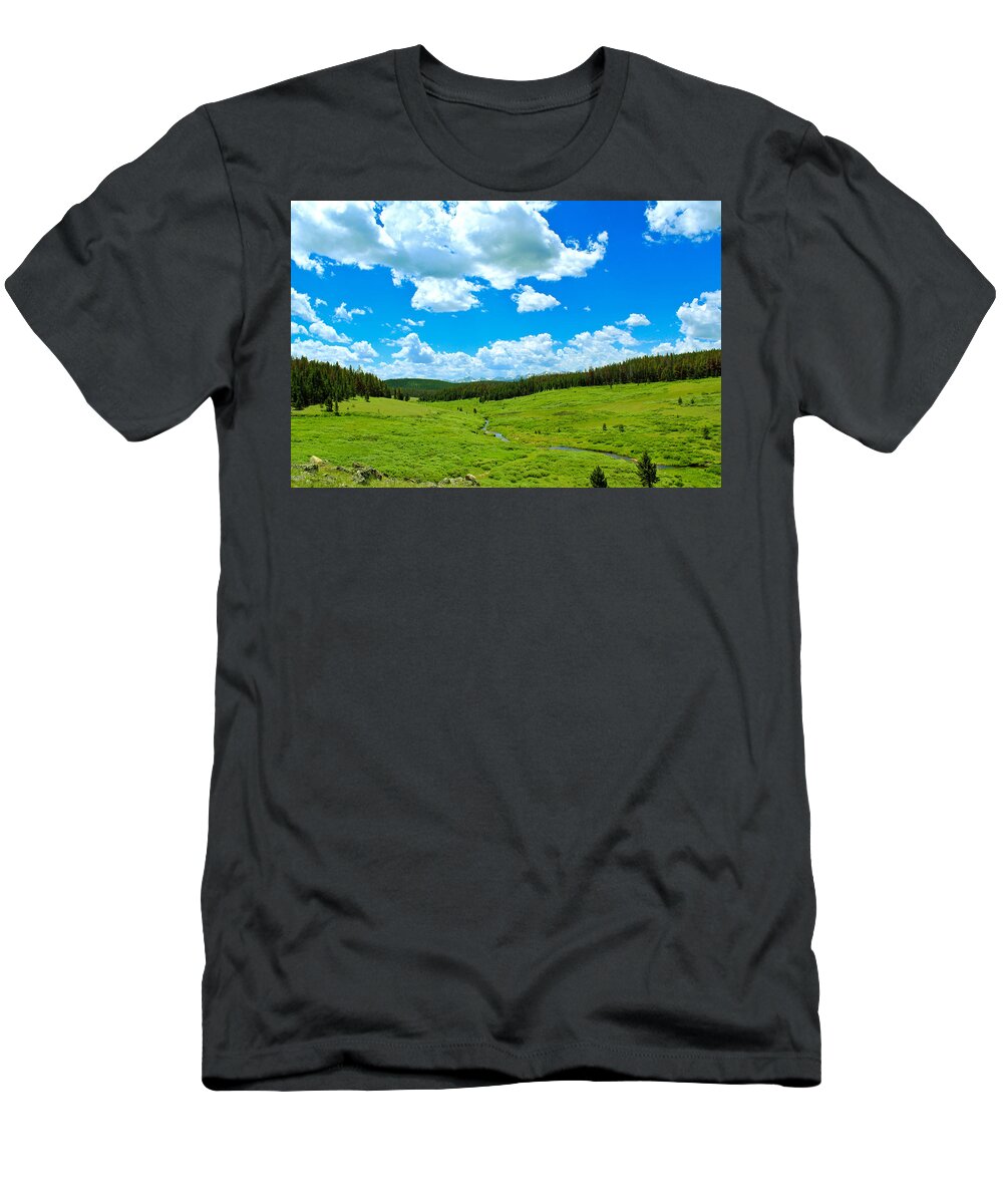 Landscape T-Shirt featuring the photograph A Place To Relax by Shane Bechler