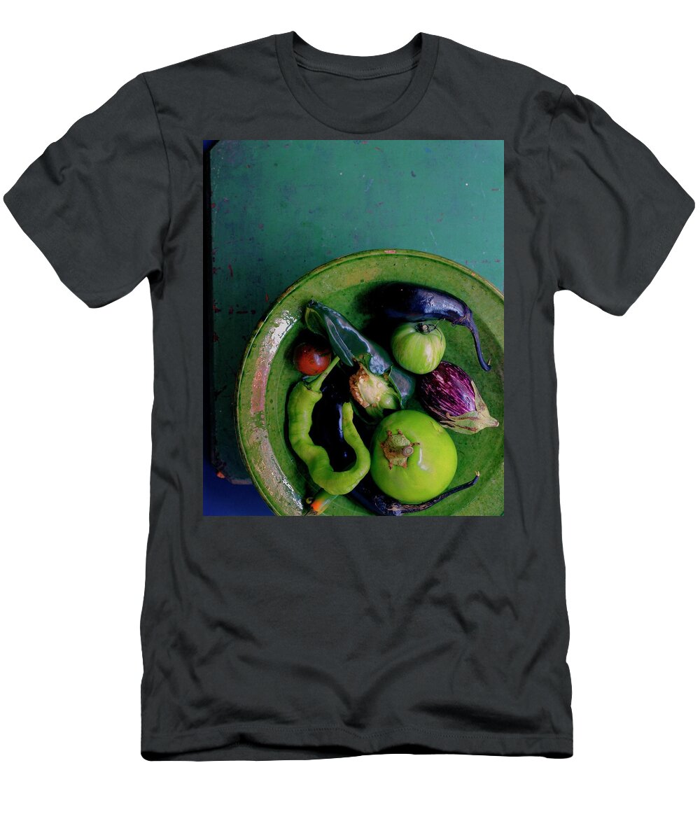 Fruits T-Shirt featuring the photograph A Plate Of Vegetables by Romulo Yanes