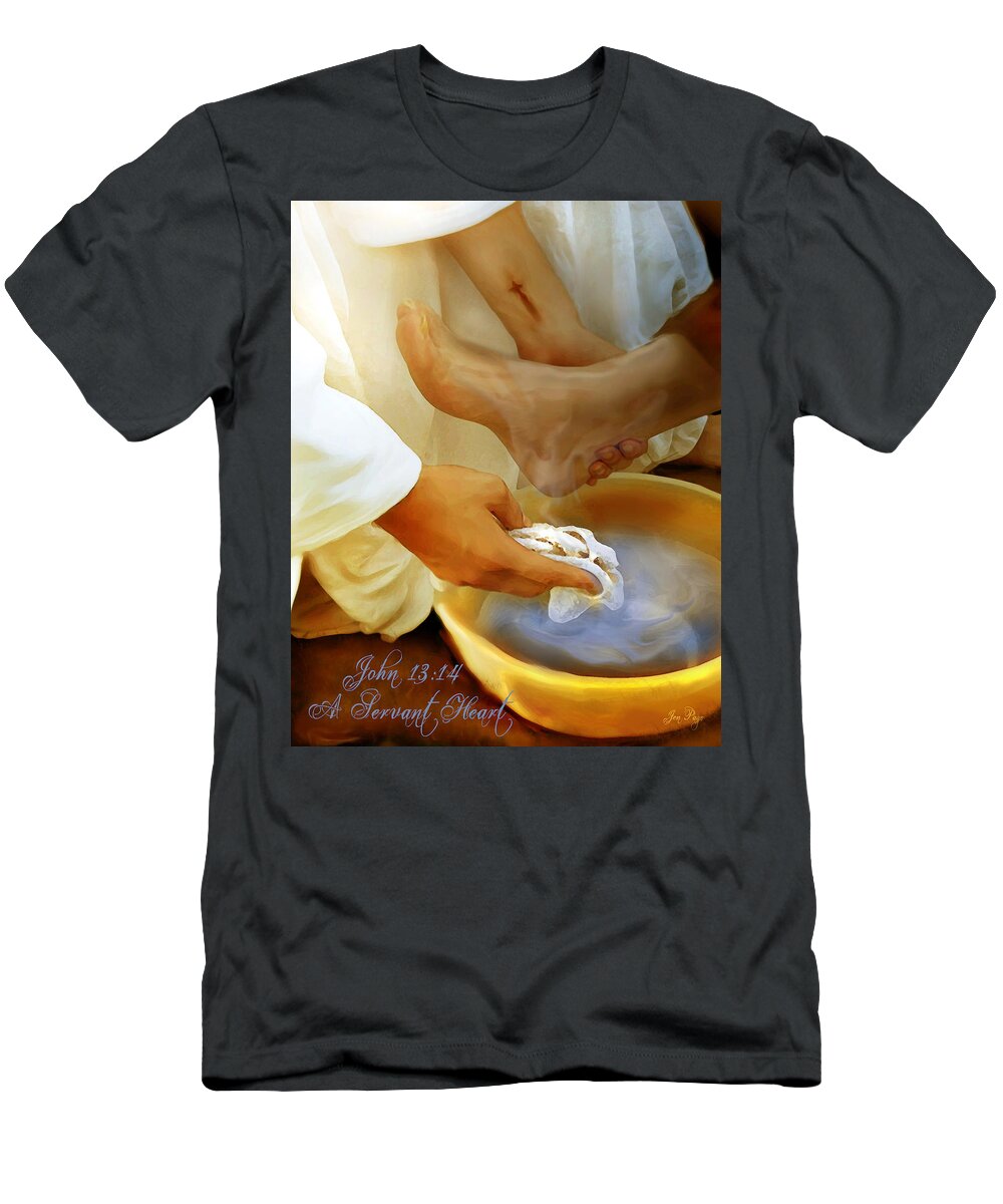 A Servants Heart T-Shirt featuring the painting A Servants heart by Jennifer Page