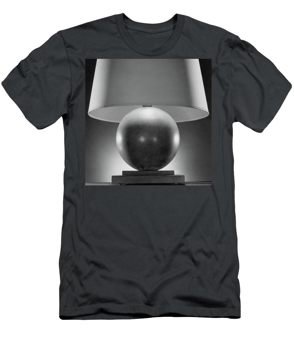 Home Accessories T-Shirt featuring the photograph A Spherical Lamp By Joseph Mullen by Peter Nyholm