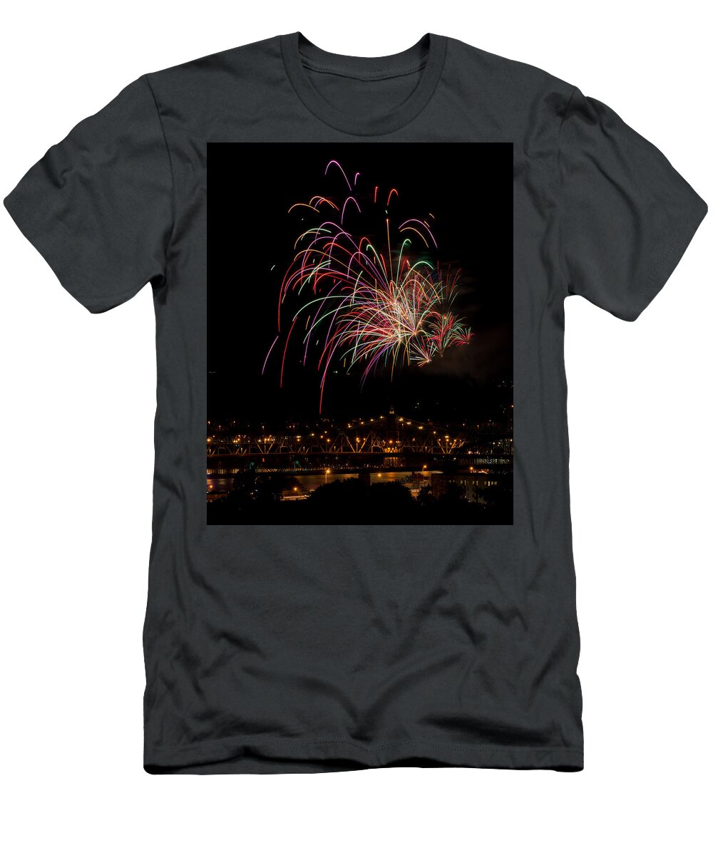 9-6-2013 T-Shirt featuring the photograph A Spray of Colors by Constance Sanders