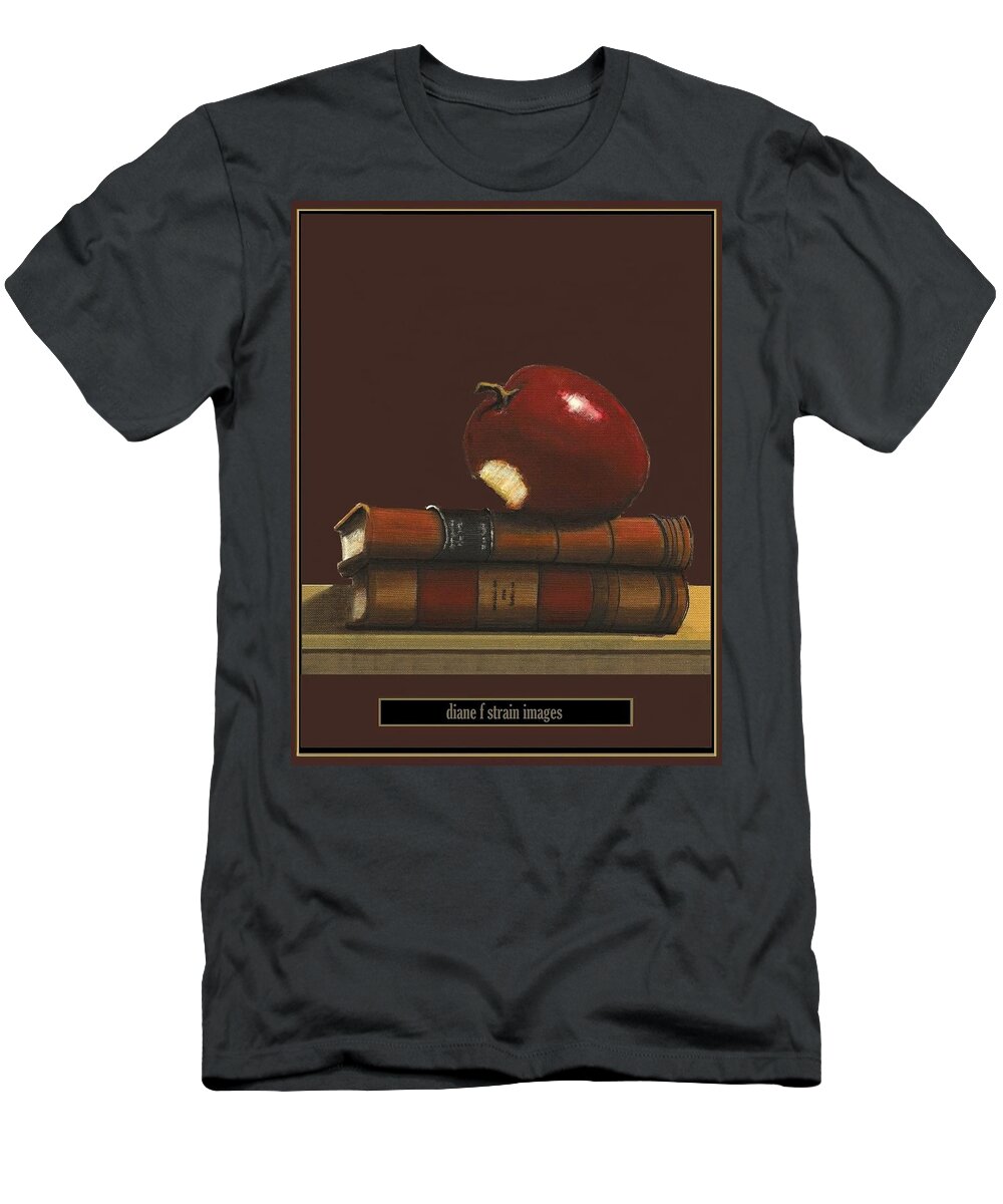 Fineartamerica.com T-Shirt featuring the painting A Teacher's Gift Number 20 by Diane Strain
