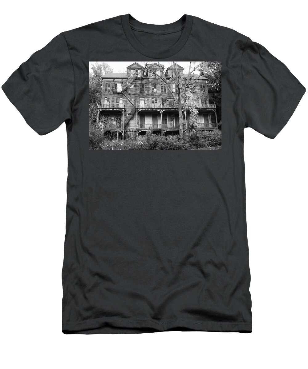 Abandoned T-Shirt featuring the photograph Abandoned 8284 by Guy Whiteley