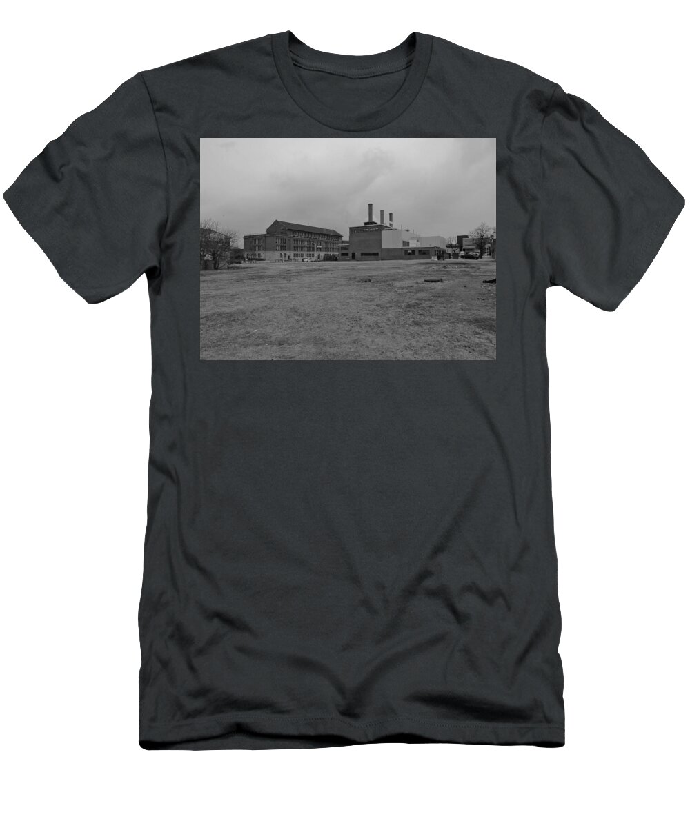 American T-Shirt featuring the photograph Abandoned Factory in Baltimore by Cityscape Photography