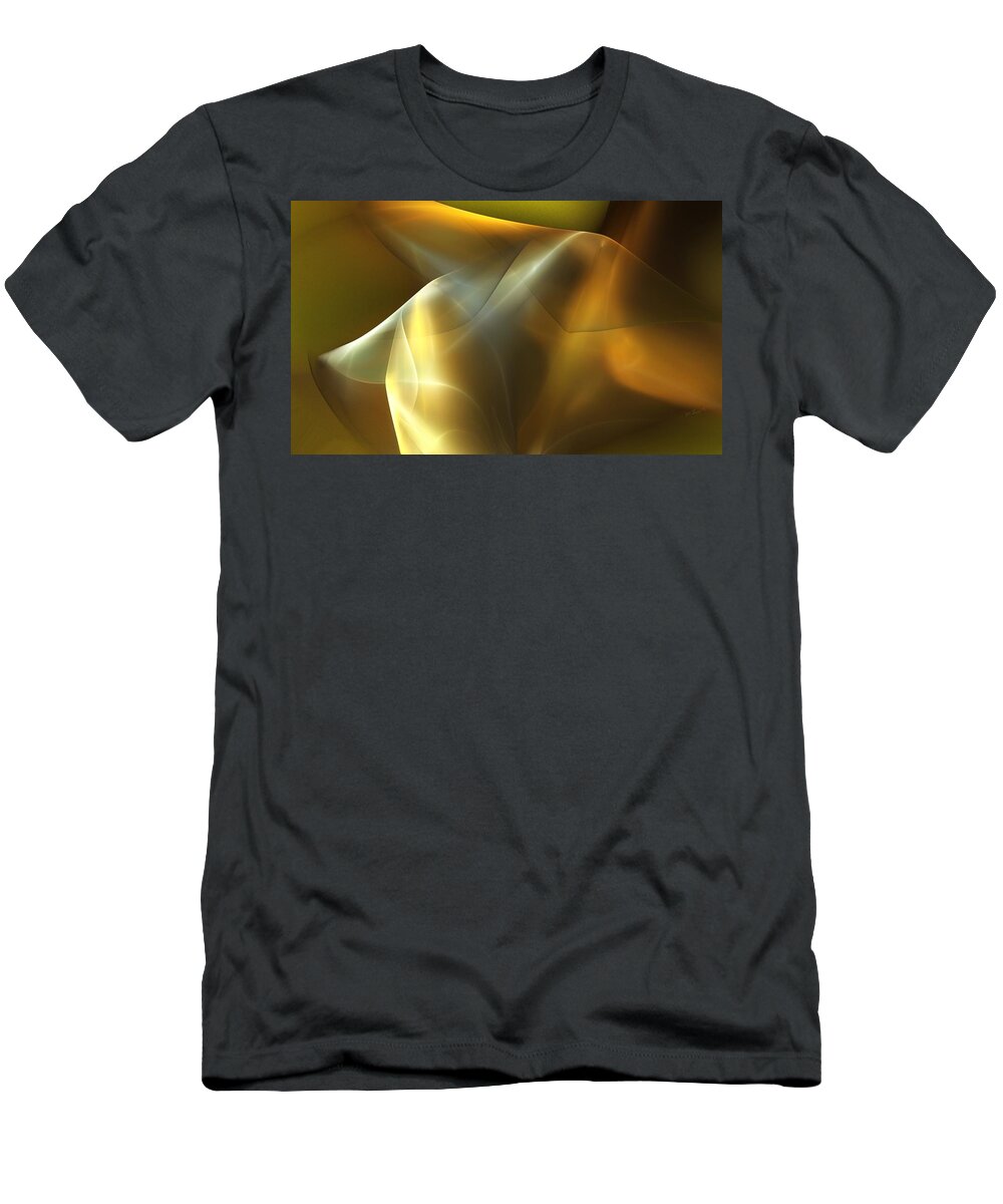 Fine Art T-Shirt featuring the digital art Abstract 042713 by David Lane