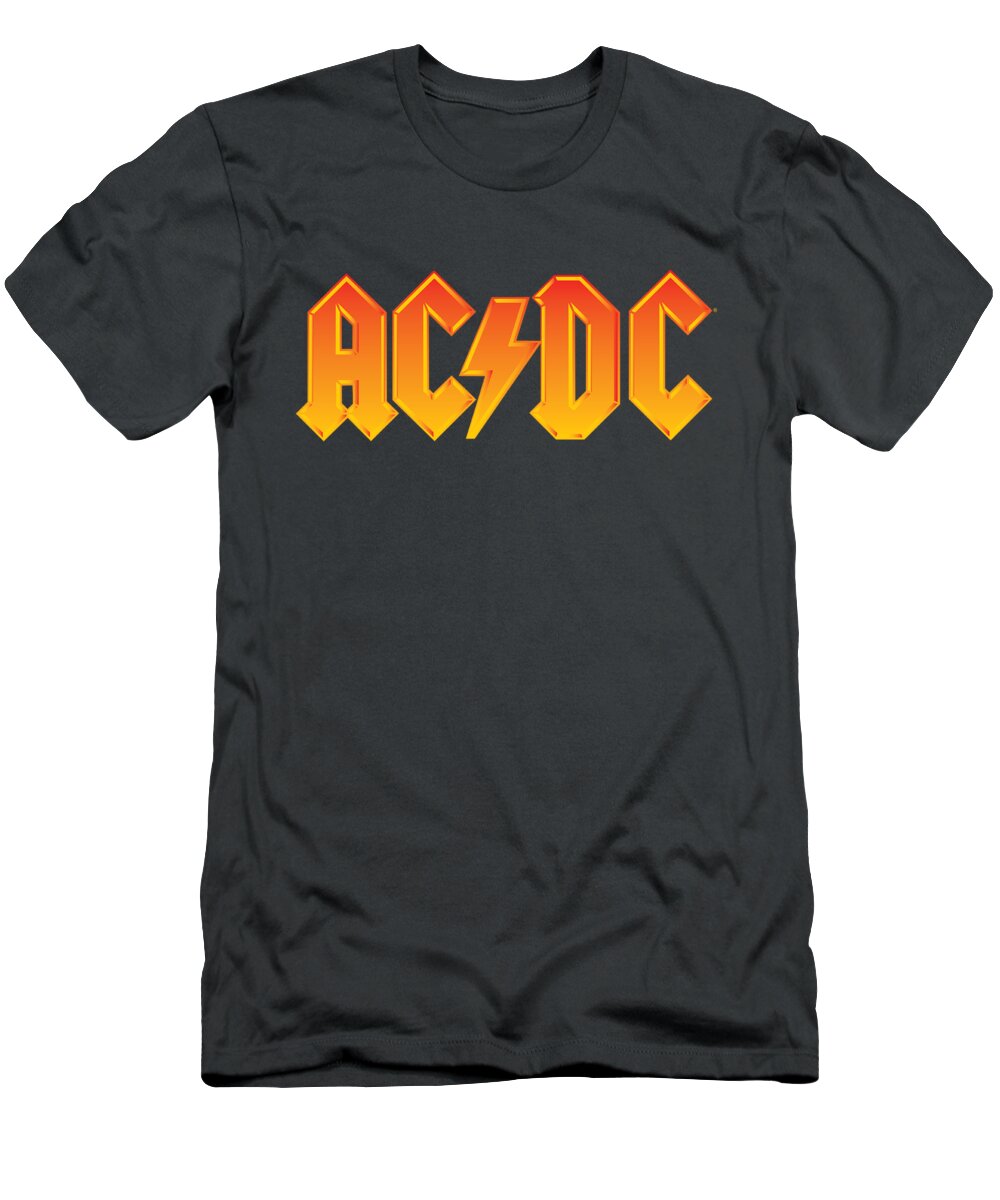 Celebrity T-Shirt featuring the digital art Acdc - Logo by Brand A