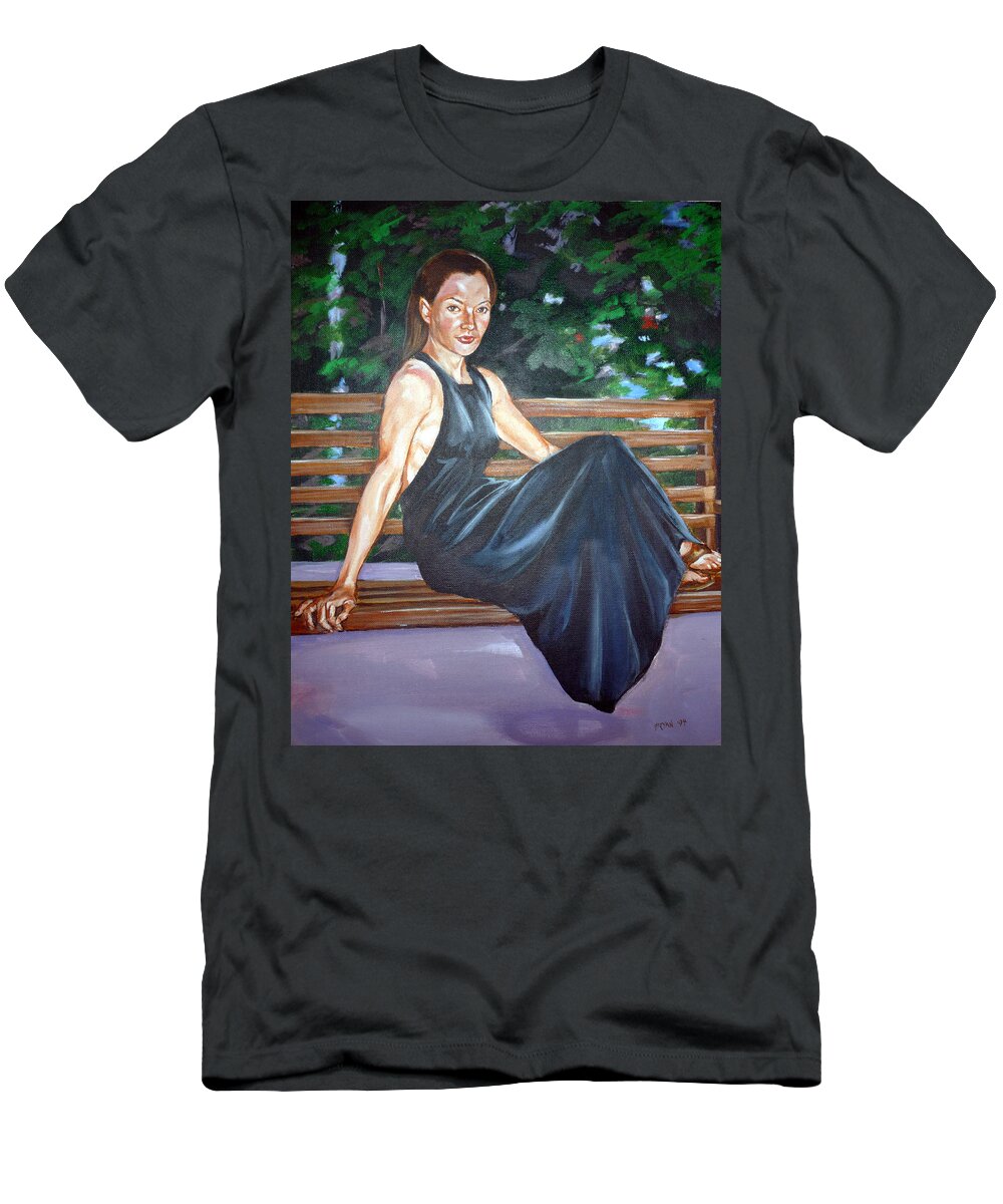 Sexy T-Shirt featuring the painting Allison two by Bryan Bustard