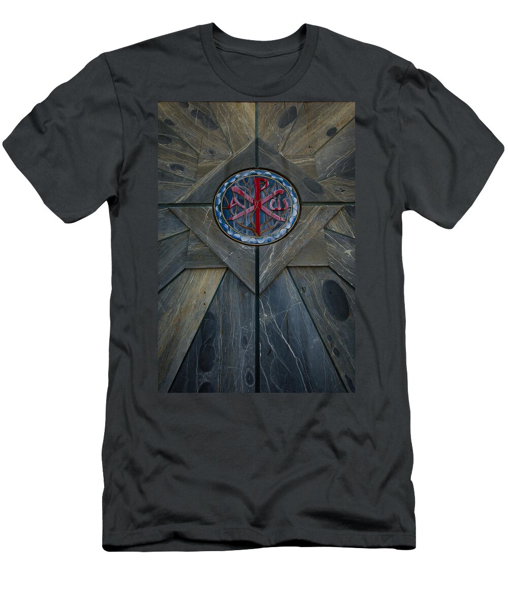 Jesus T-Shirt featuring the photograph Alpha and Omega Chi Rho by David Morefield
