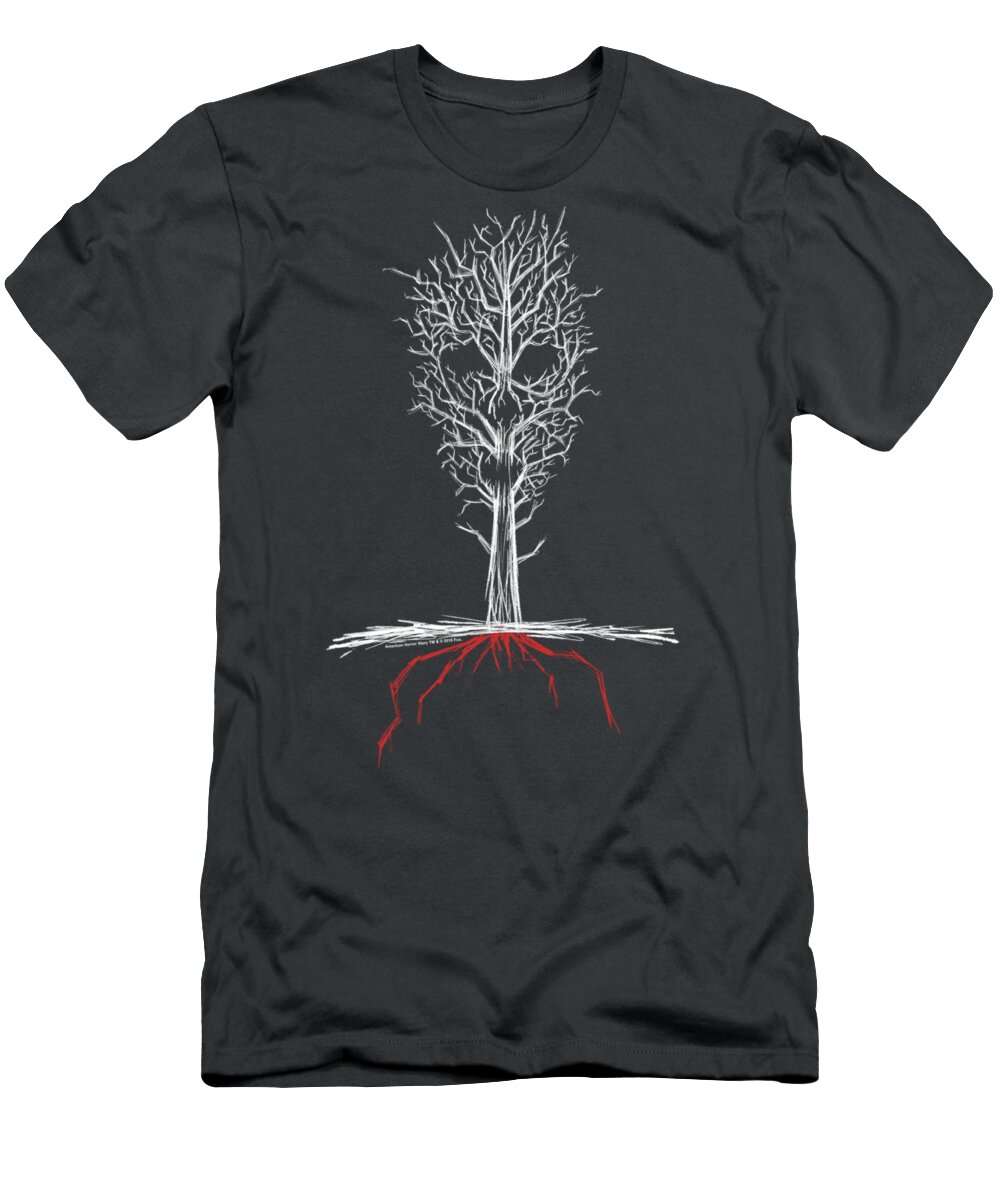  T-Shirt featuring the digital art American Horror Story - Scary Tree by Brand A