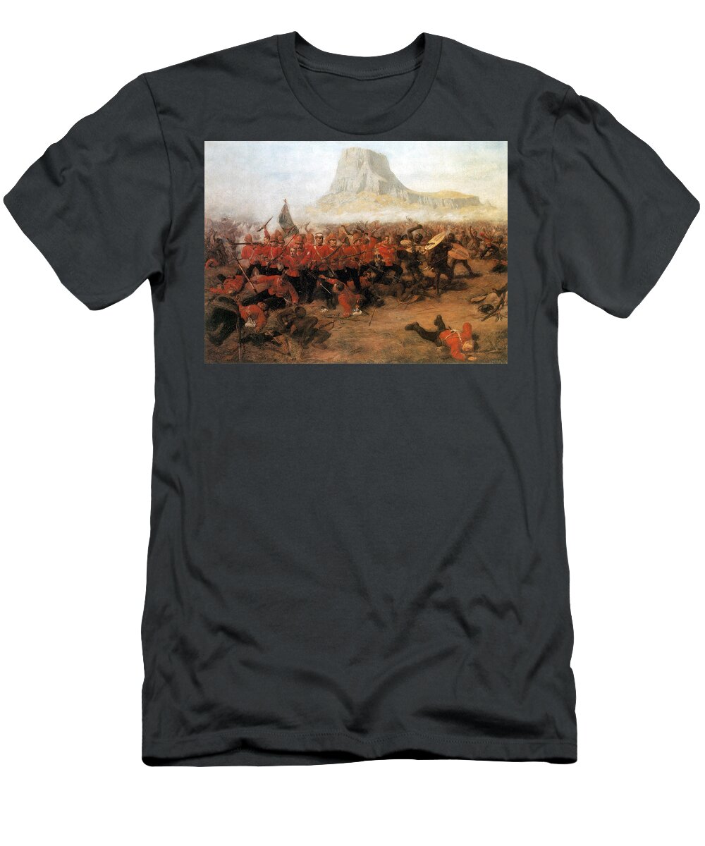 1879 T-Shirt featuring the photograph Anglo-zulu War, Battle Of Isandlwana by Science Source