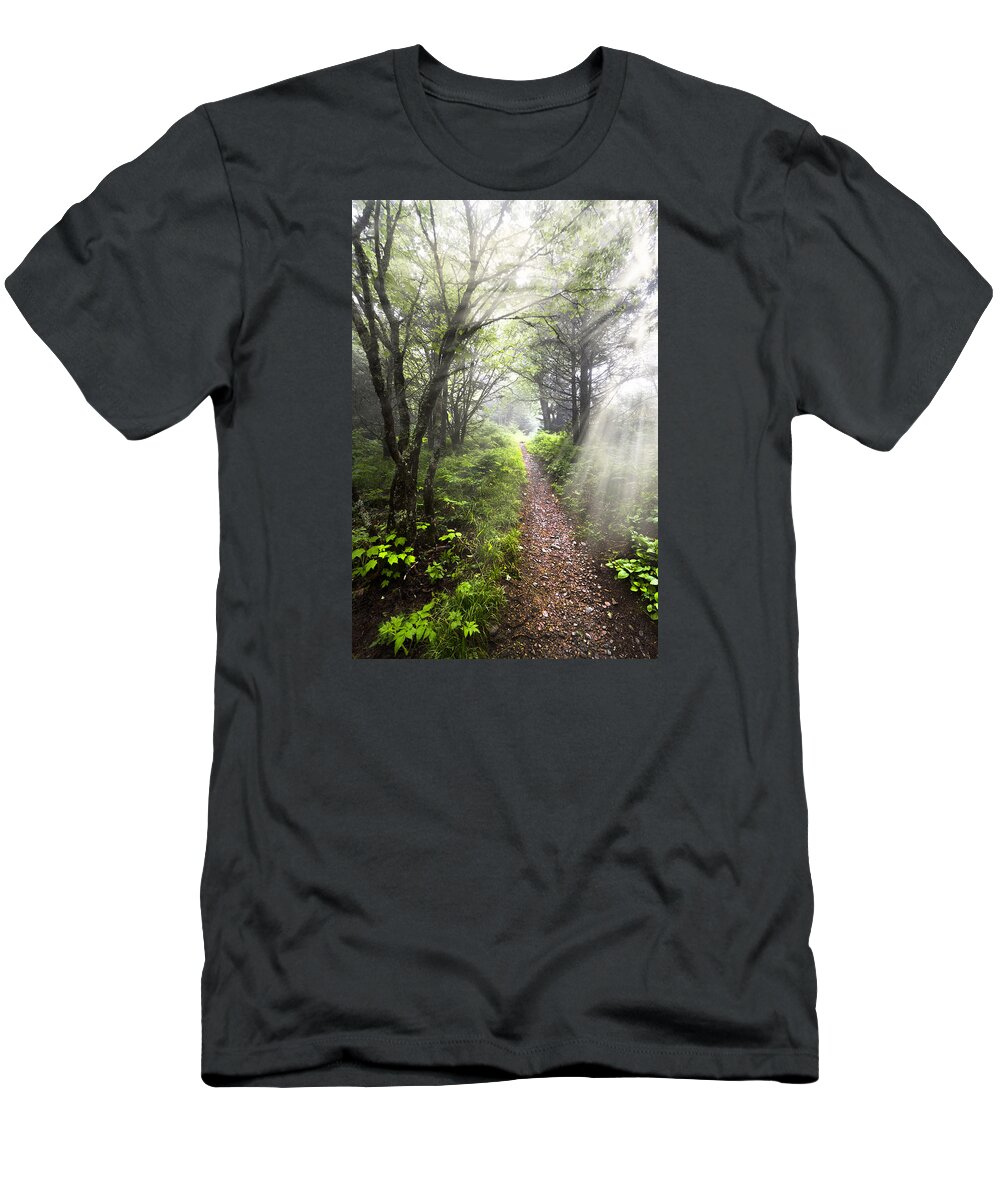 American T-Shirt featuring the photograph Appalachian Trail by Debra and Dave Vanderlaan