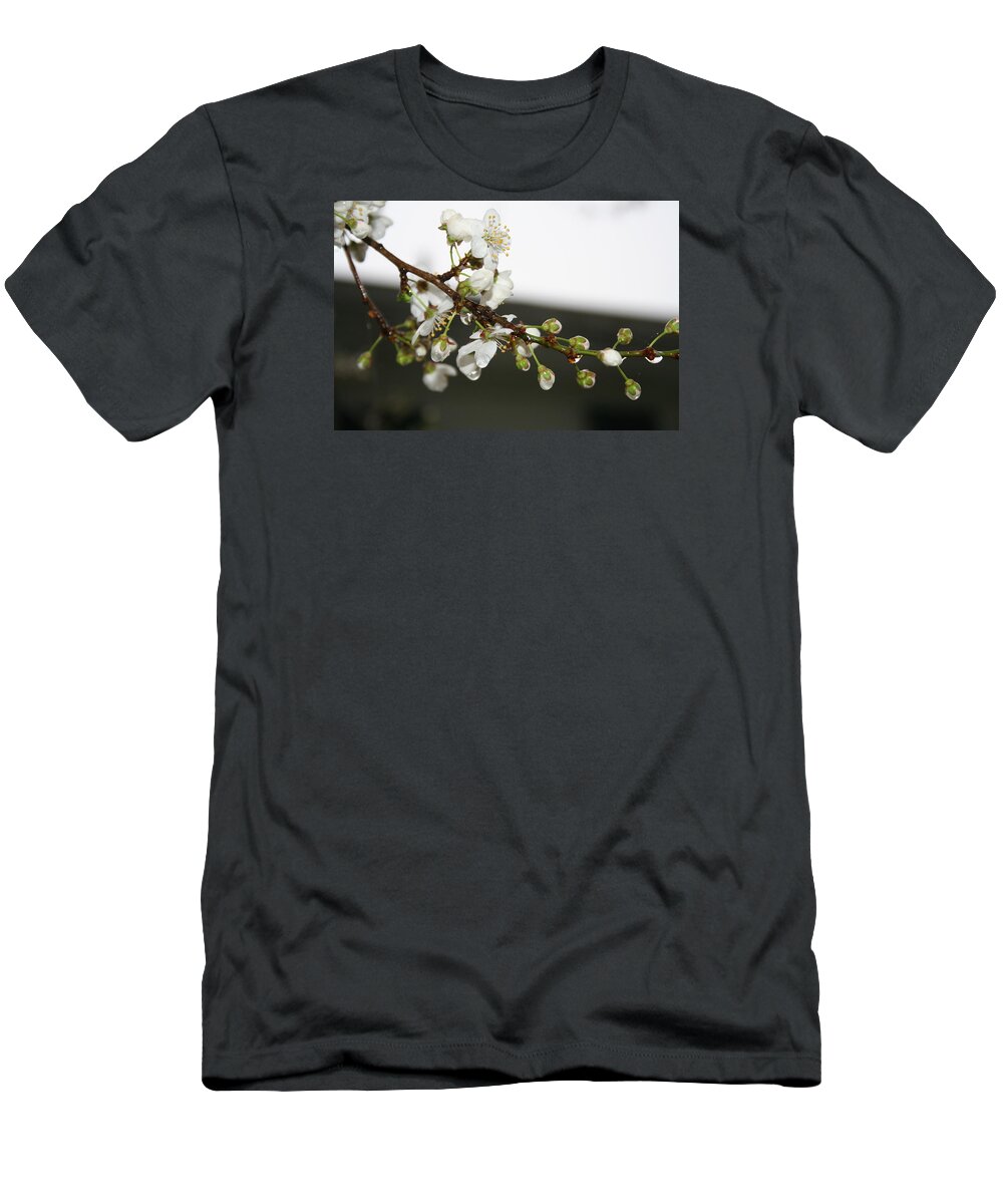 Apple Blossom T-Shirt featuring the photograph Apple Blossom Buds by Valerie Collins