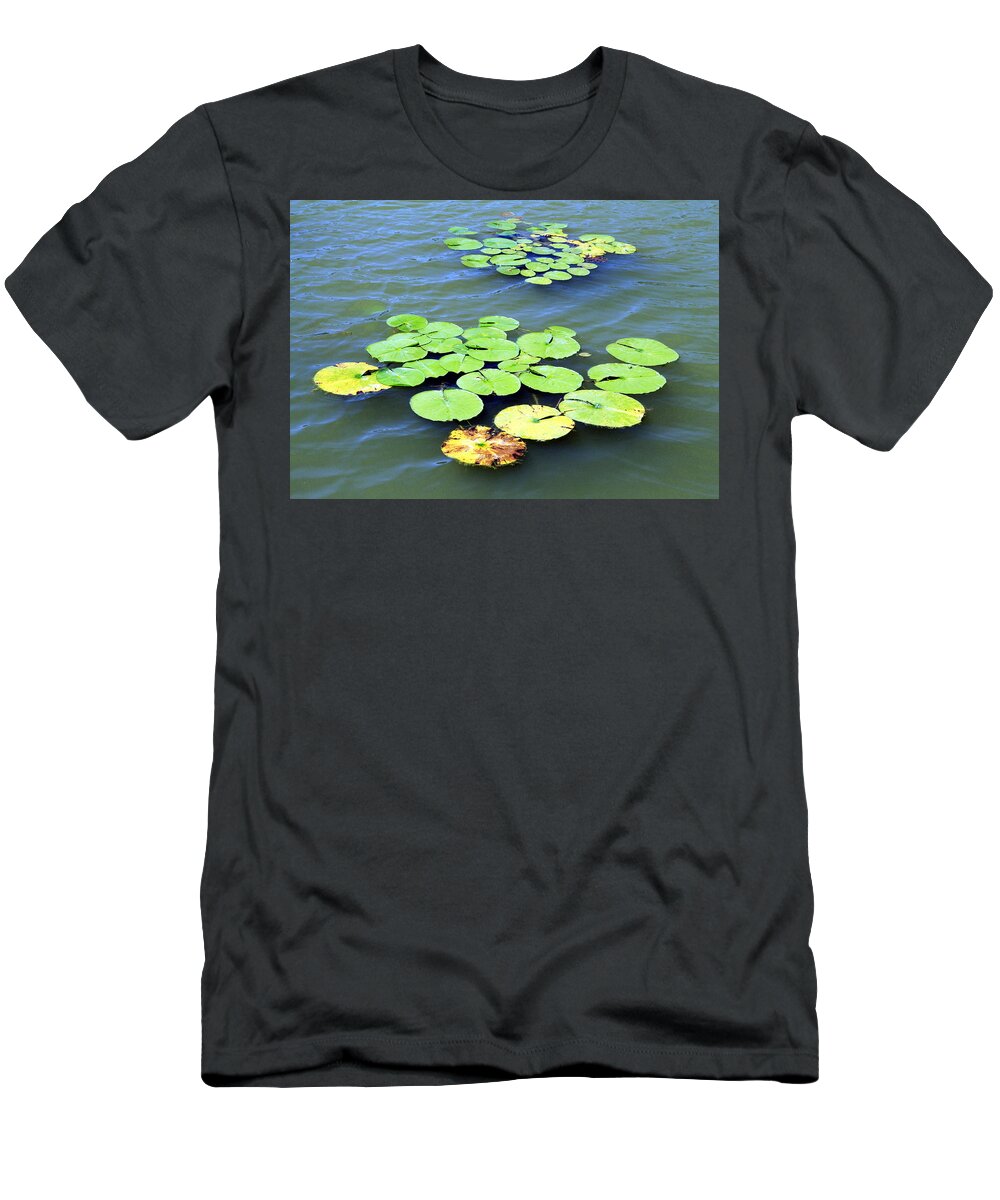 Aquatic T-Shirt featuring the photograph Aquatic Plants by Valentino Visentini