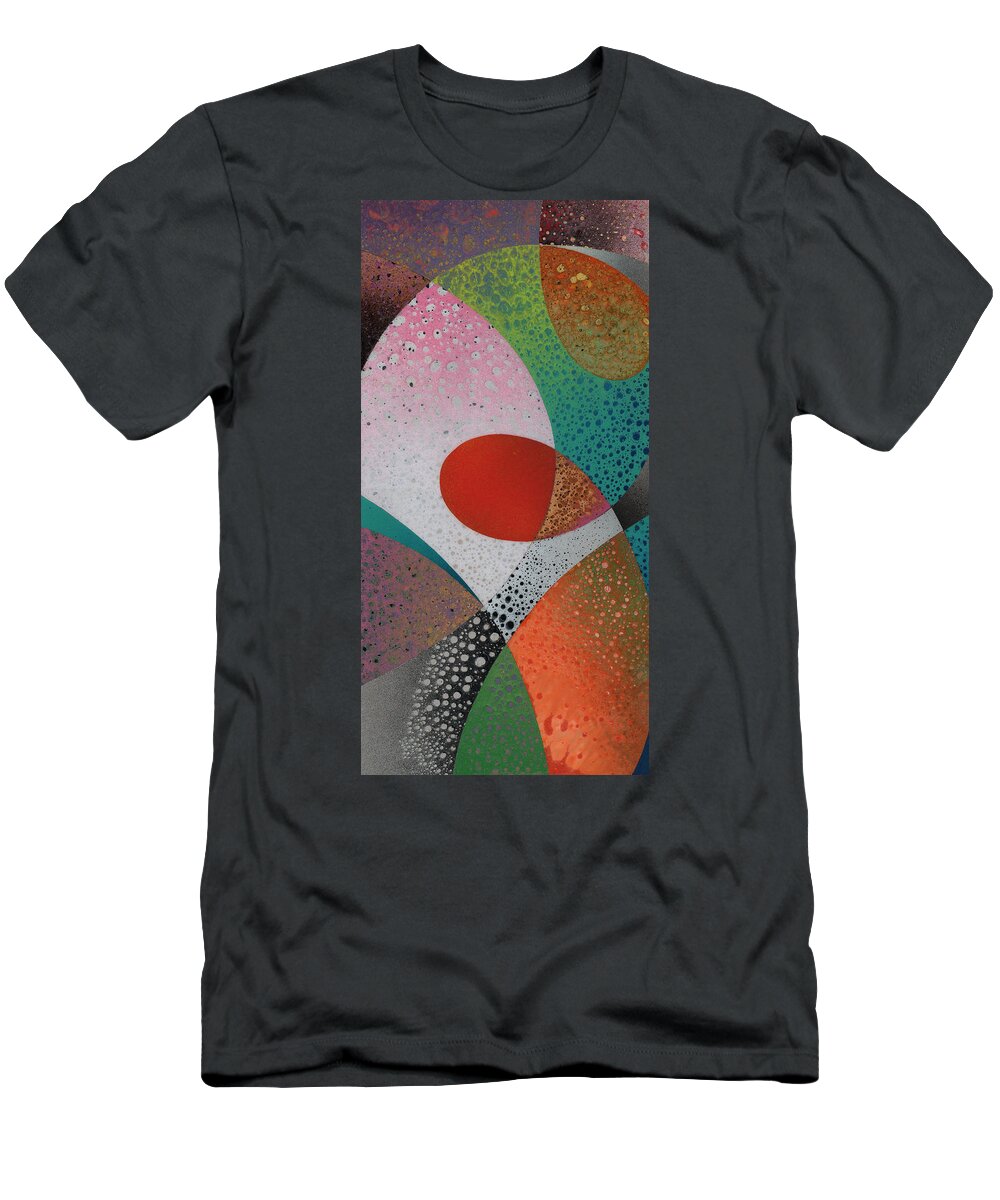 Organic T-Shirt featuring the painting Arabesque I by Fred Chuang