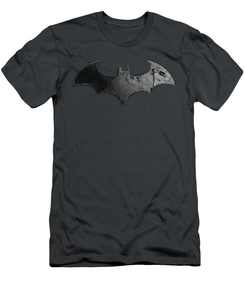 Arkham City T-Shirt featuring the digital art Arkham City - Bat Logo by Brand A