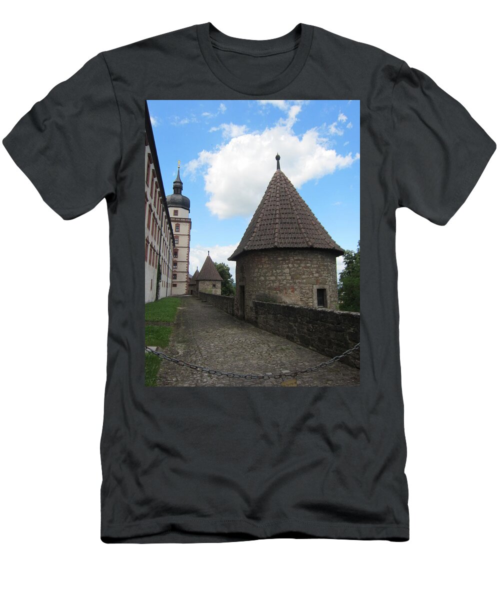 Fortress T-Shirt featuring the photograph At Fortress Marienberg by Pema Hou