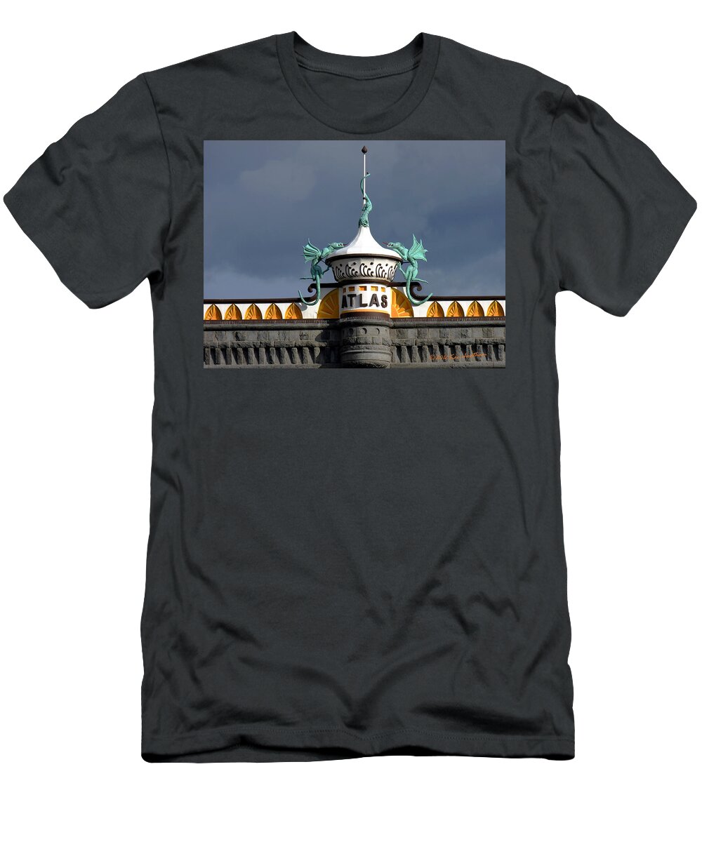 Architecture T-Shirt featuring the photograph Atlas Building by Kae Cheatham
