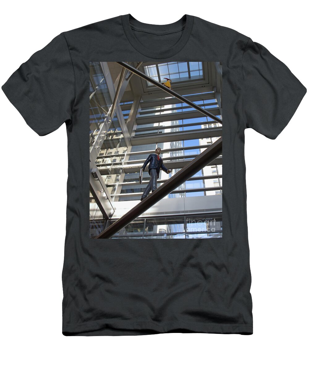 Philadelphia T-Shirt featuring the photograph Atrium Art by Ann Horn