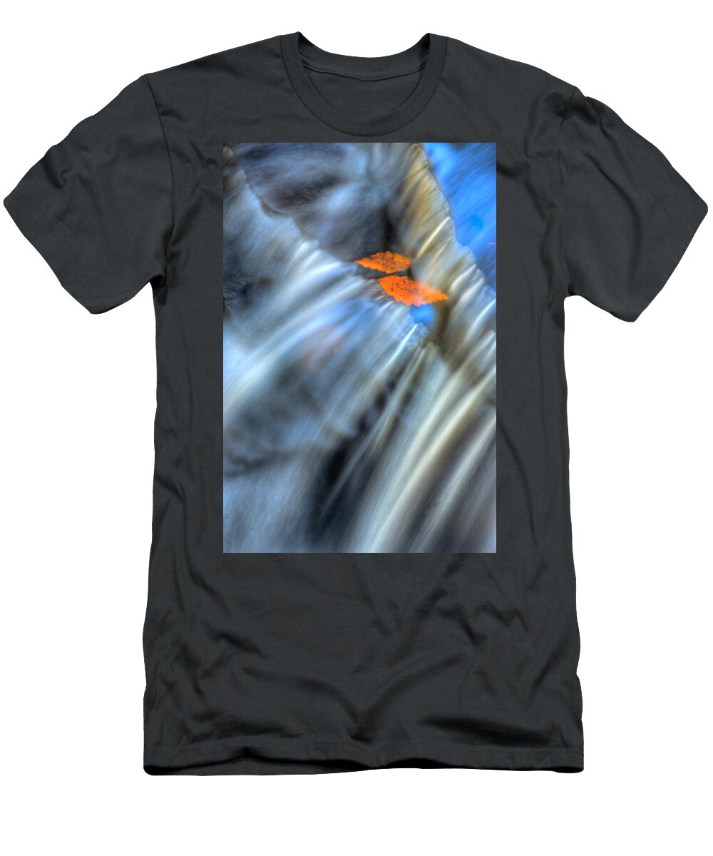 Fall Leaves T-Shirt featuring the photograph Autumn Color Caught in Time by John Magyar Photography