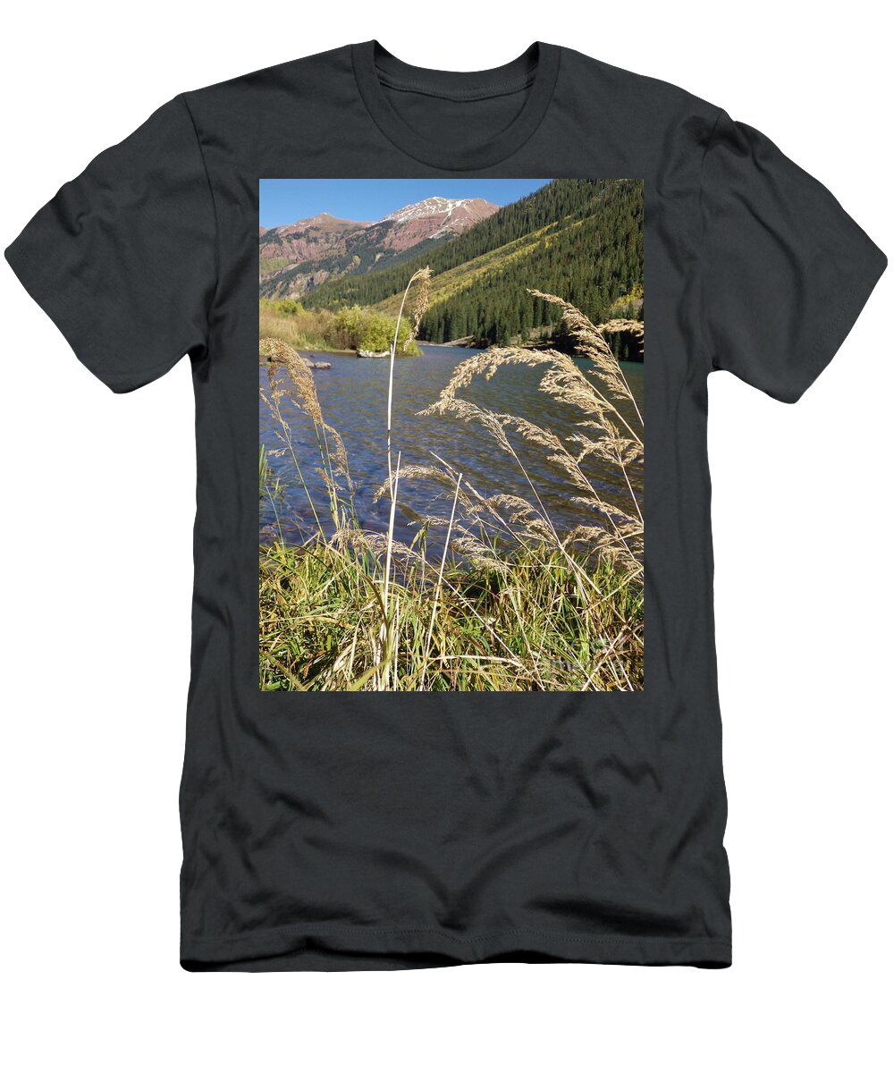 Maroon Bells T-Shirt featuring the photograph Autumn in the Maroon Bells by Tonya Hance
