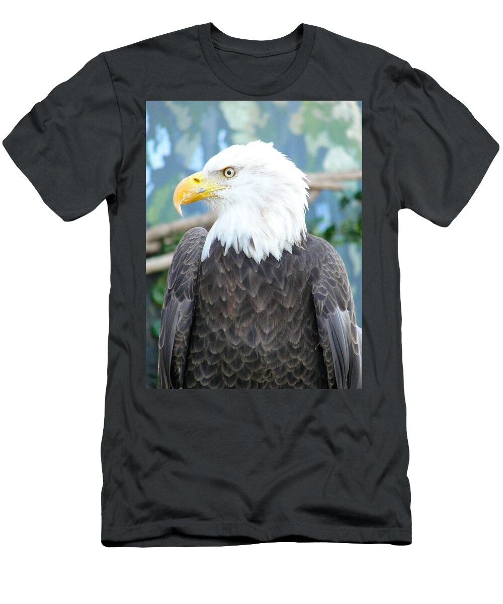American T-Shirt featuring the photograph Bald Eagle Profile by Norma Brock