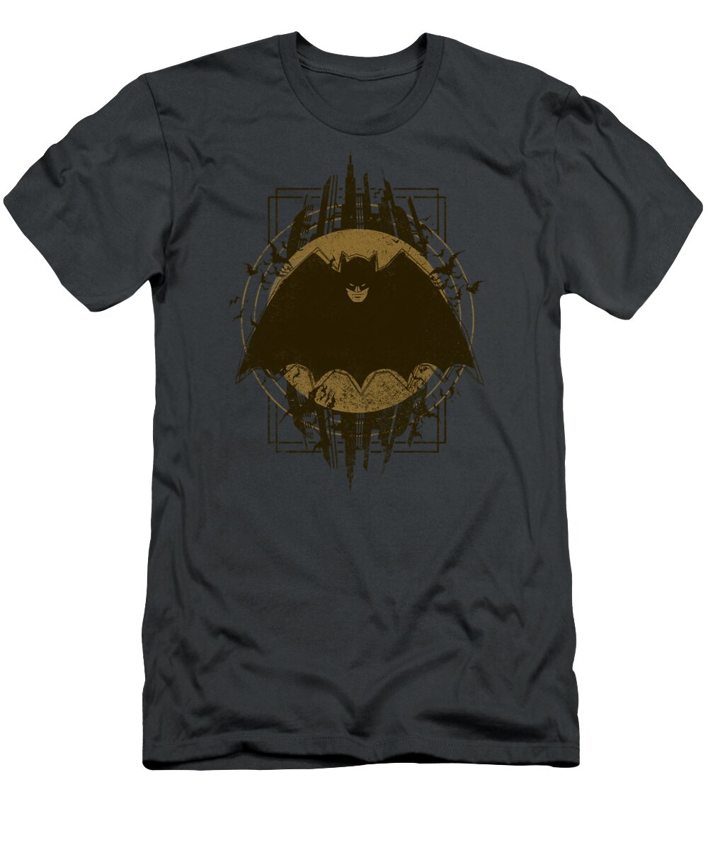  T-Shirt featuring the digital art Batman - Batman Crest by Brand A