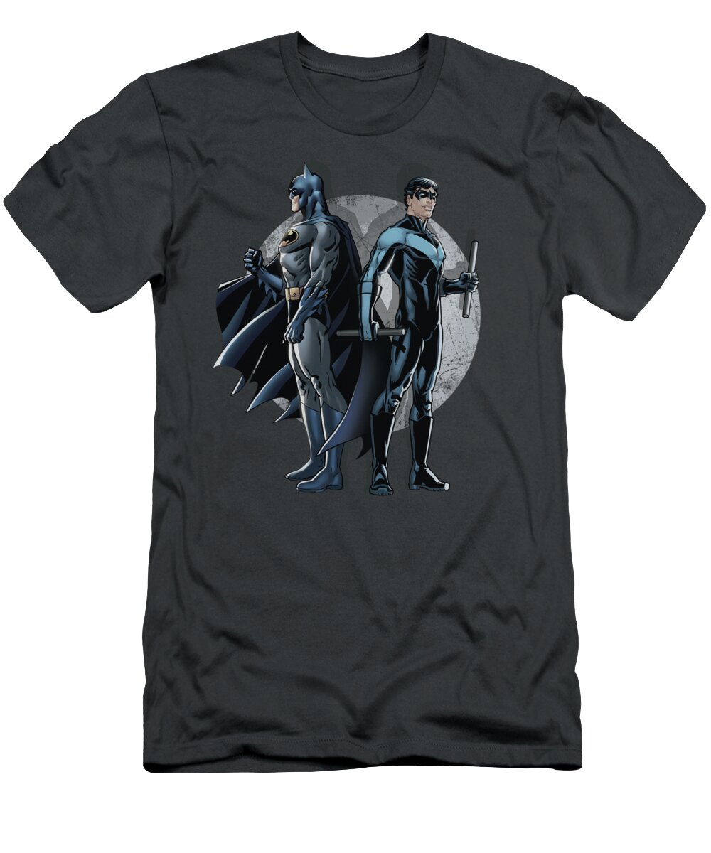 Batman T-Shirt featuring the digital art Batman - Spotlight by Brand A