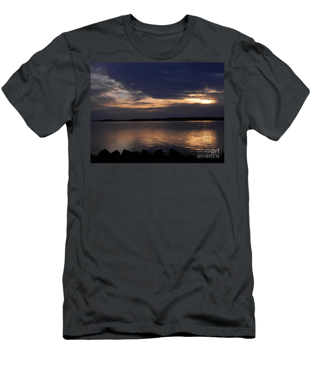 Reflections T-Shirt featuring the photograph Bay Reflections by Gallery Of Hope 