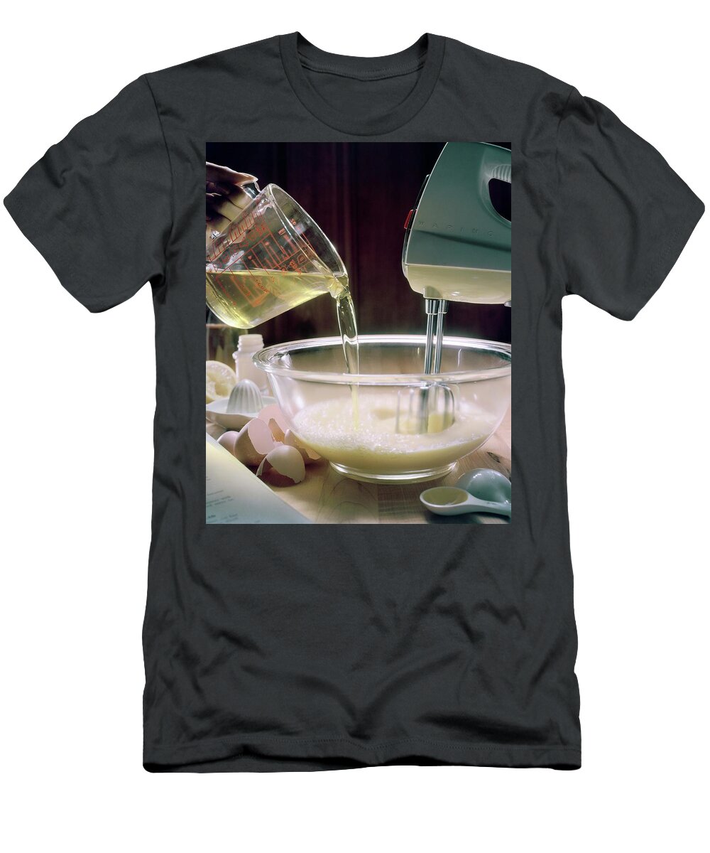Still Life T-Shirt featuring the photograph Beating Eggs by Karen Radkai