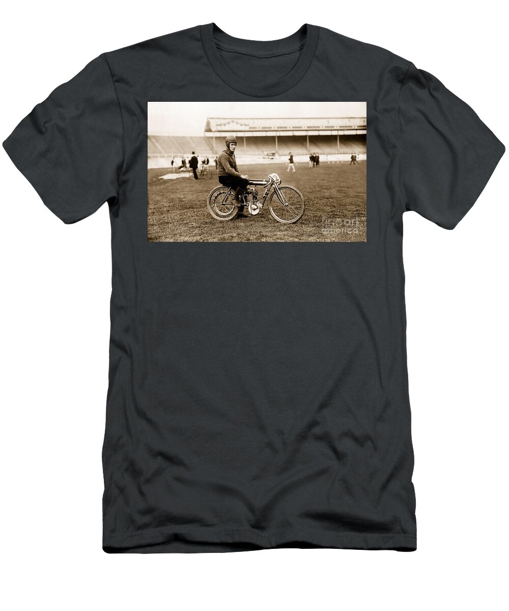 Motorcycle T-Shirt featuring the photograph Before the Ride by Jon Neidert