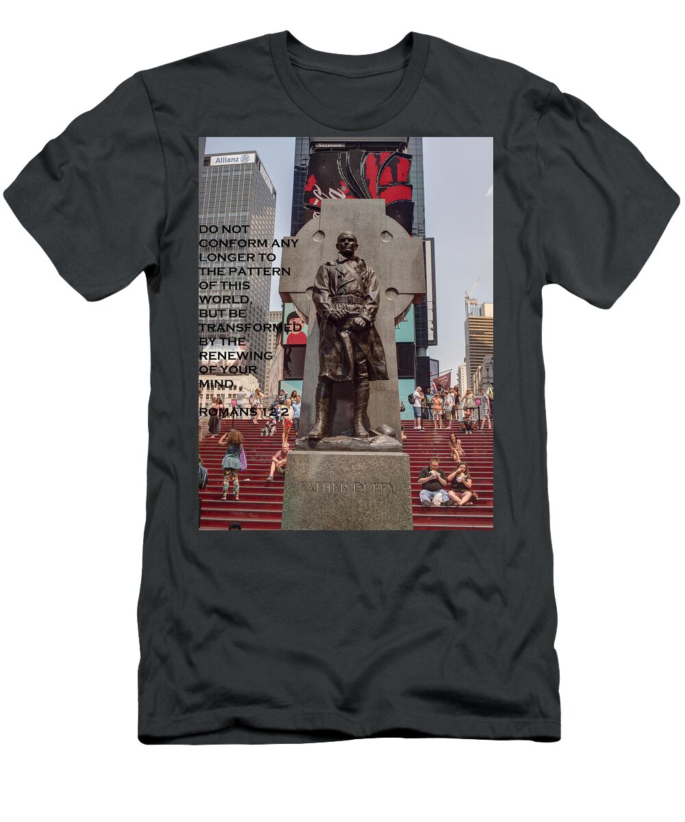 Bible Verse T-Shirt featuring the photograph Being in but not of the world by Joshua House
