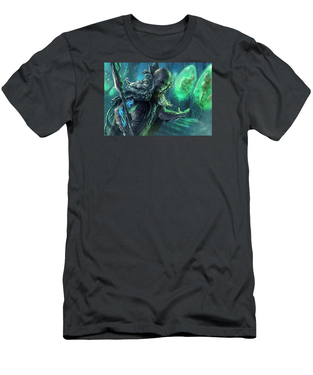 Magic The Gathering T-Shirt featuring the digital art Biovisionary by Ryan Barger