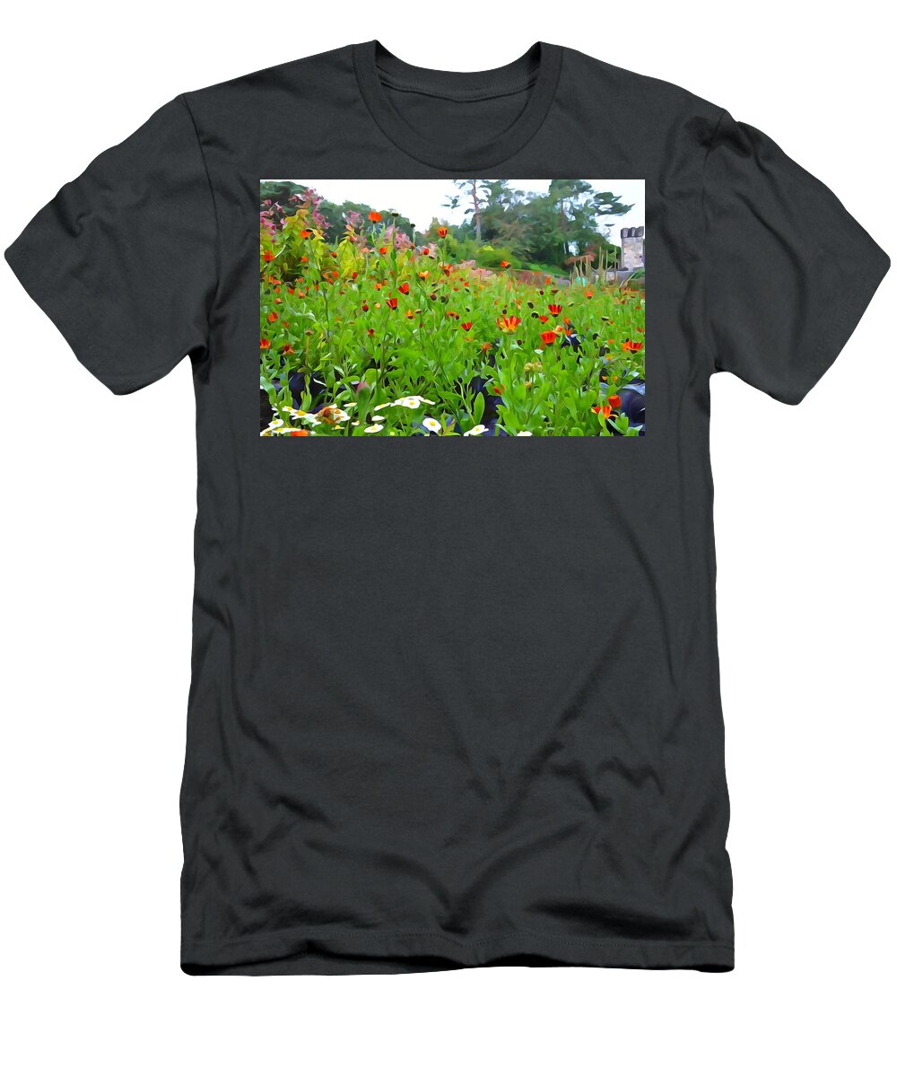 Poppy T-Shirt featuring the photograph Blooming Beauties by Norma Brock