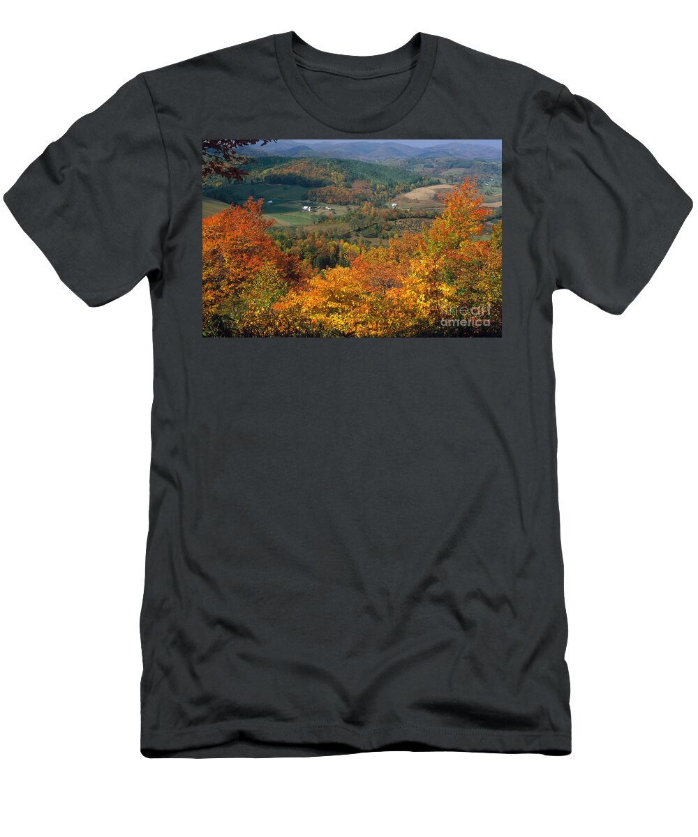 North Carolina T-Shirt featuring the photograph Blue Ridge Mountains by Bruce Roberts