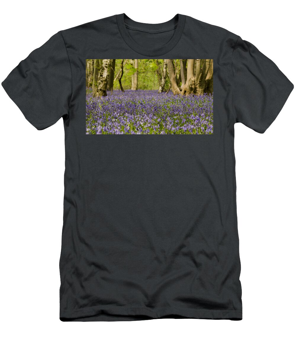 Forest T-Shirt featuring the photograph Bluebell Woods by Spikey Mouse Photography