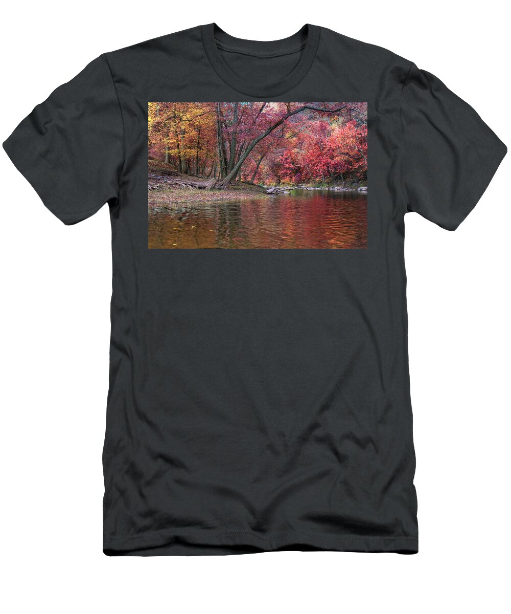 Bluestone River T-Shirt featuring the photograph Bluestone River by Mary Almond