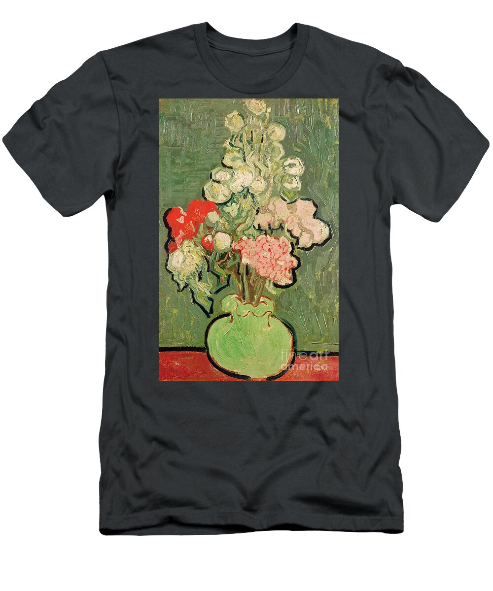 1890 T-Shirt featuring the painting Bouquet of Flowers by Vincent van Gogh