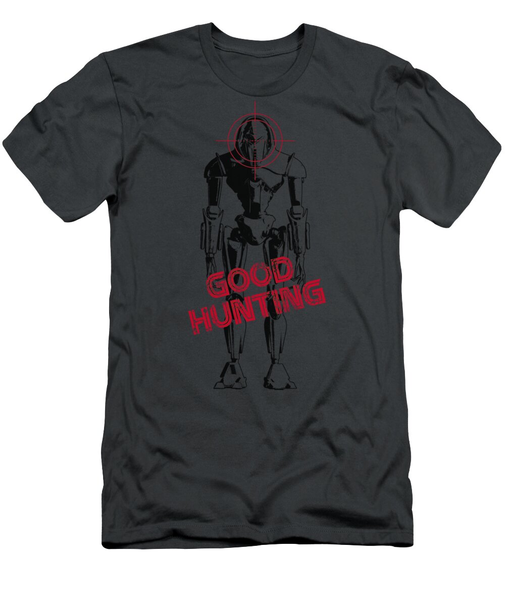 Battlestar T-Shirt featuring the digital art Bsg - Good Hunting by Brand A