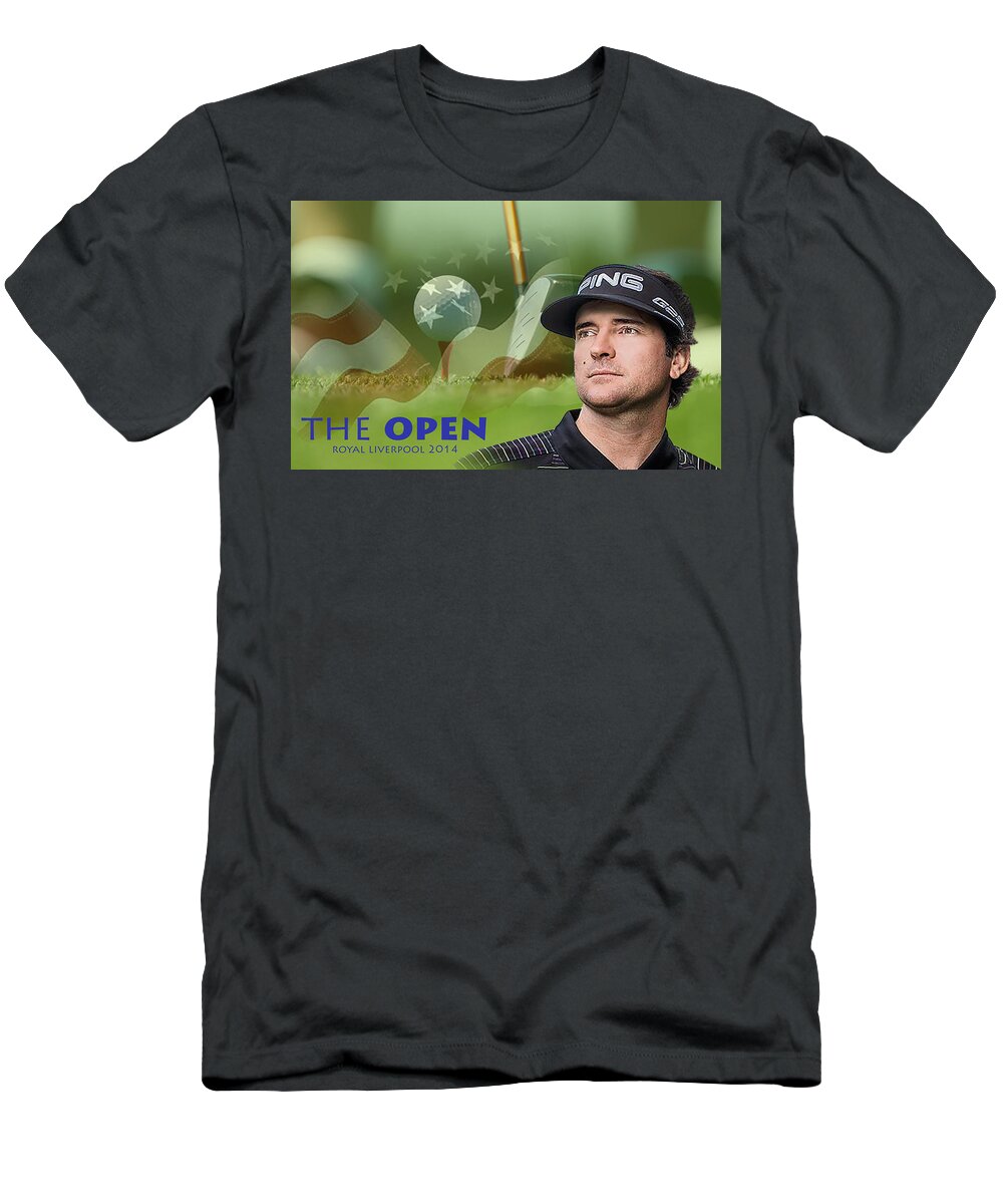 Golf T-Shirt featuring the photograph Bubba Watson by Spikey Mouse Photography