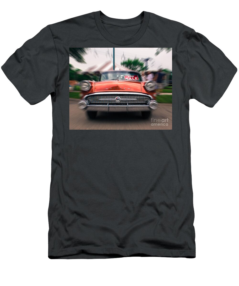 Car T-Shirt featuring the photograph Buick For Sale by Perry Webster