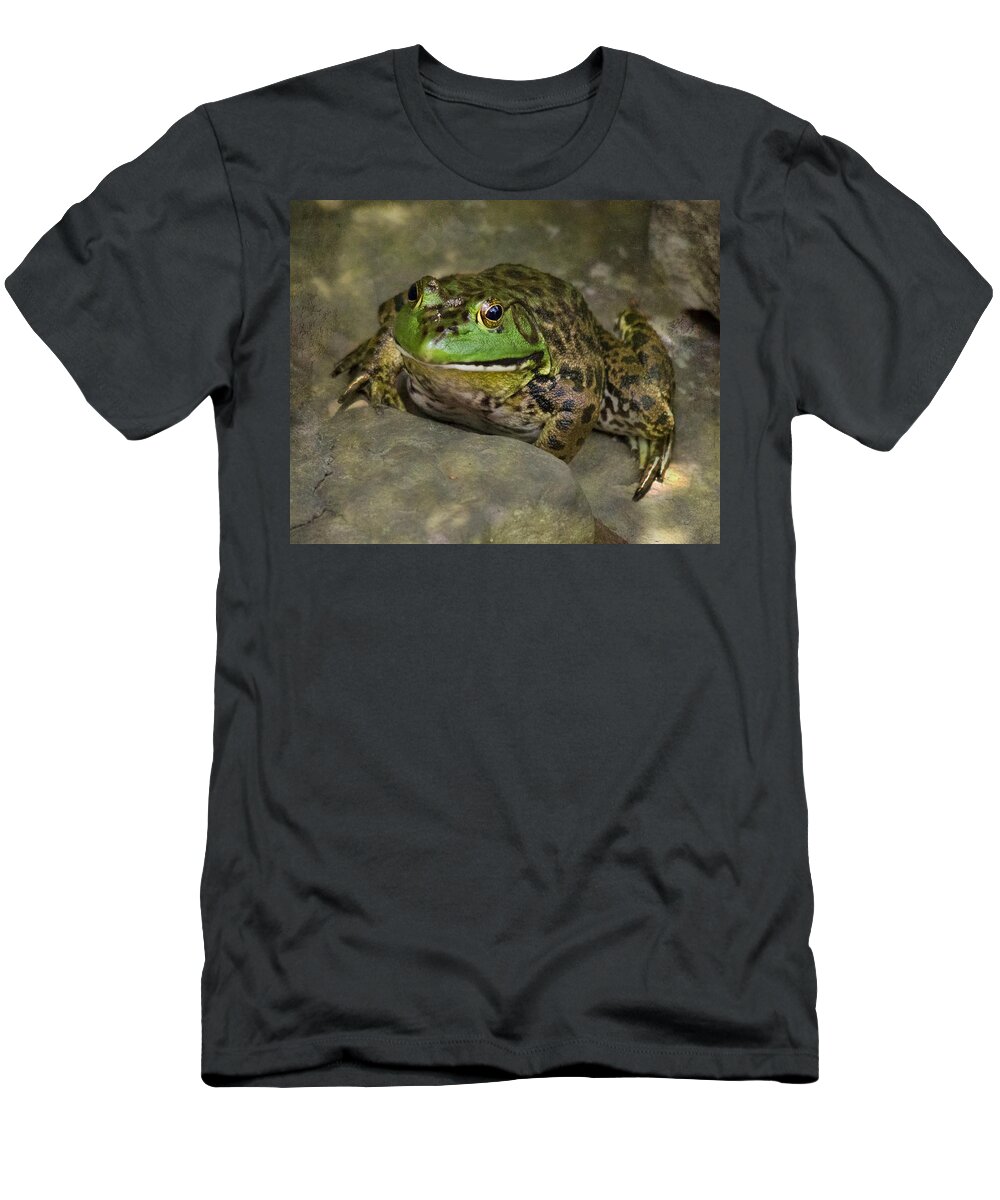 Bullfrog T-Shirt featuring the photograph Bullfrog by Jemmy Archer