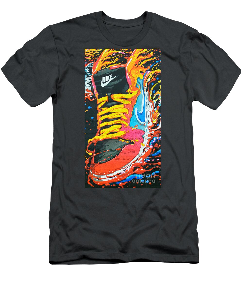 Shoes T-Shirt featuring the photograph Burning to Do It In Portland by David Bearden