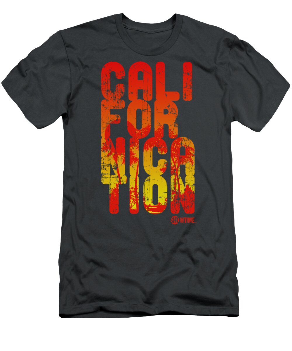 Californication T-Shirt featuring the digital art Californication - Cali Type by Brand A