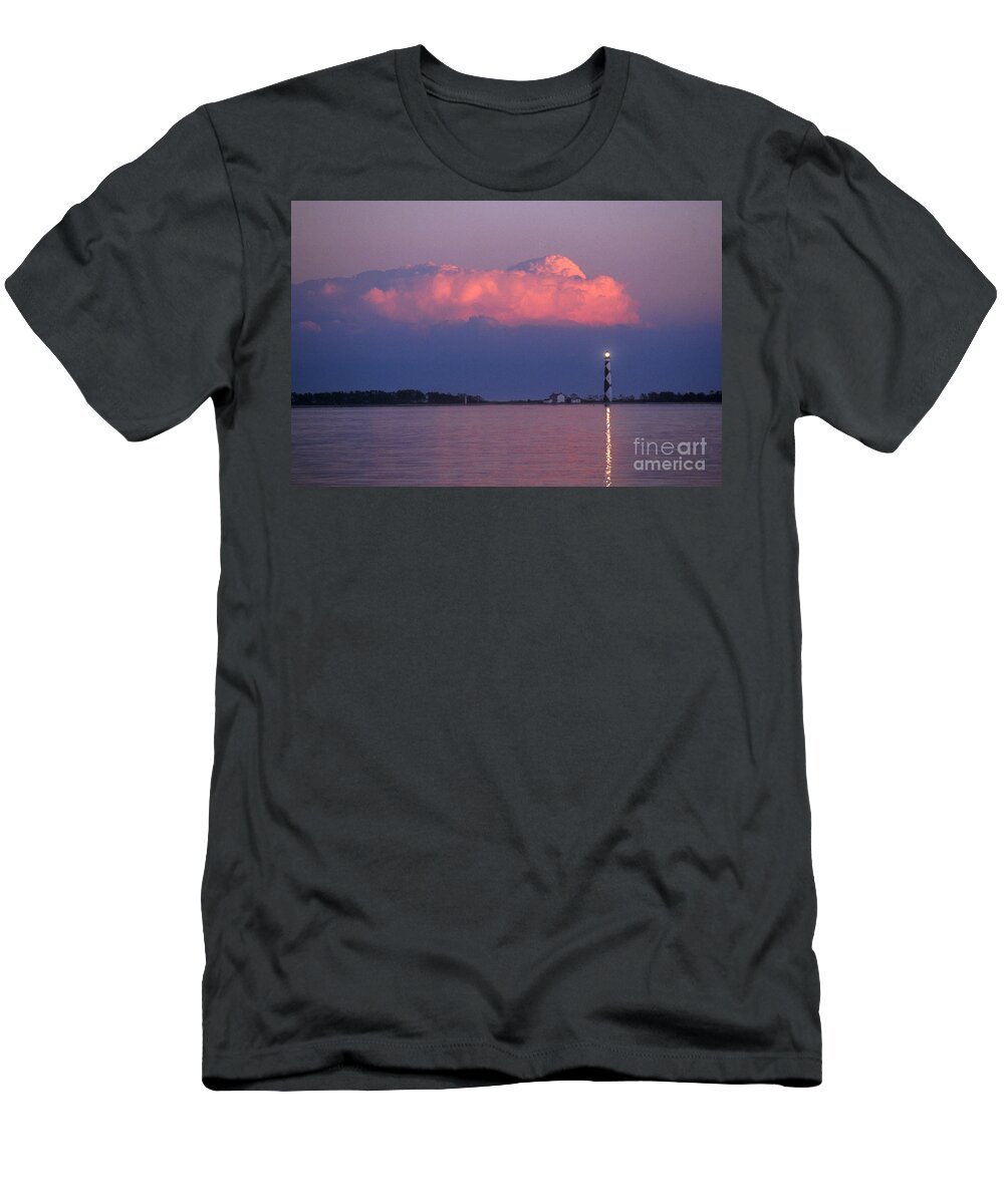 North Carolina T-Shirt featuring the photograph Cape Lookout Lighthouse by Bruce Roberts