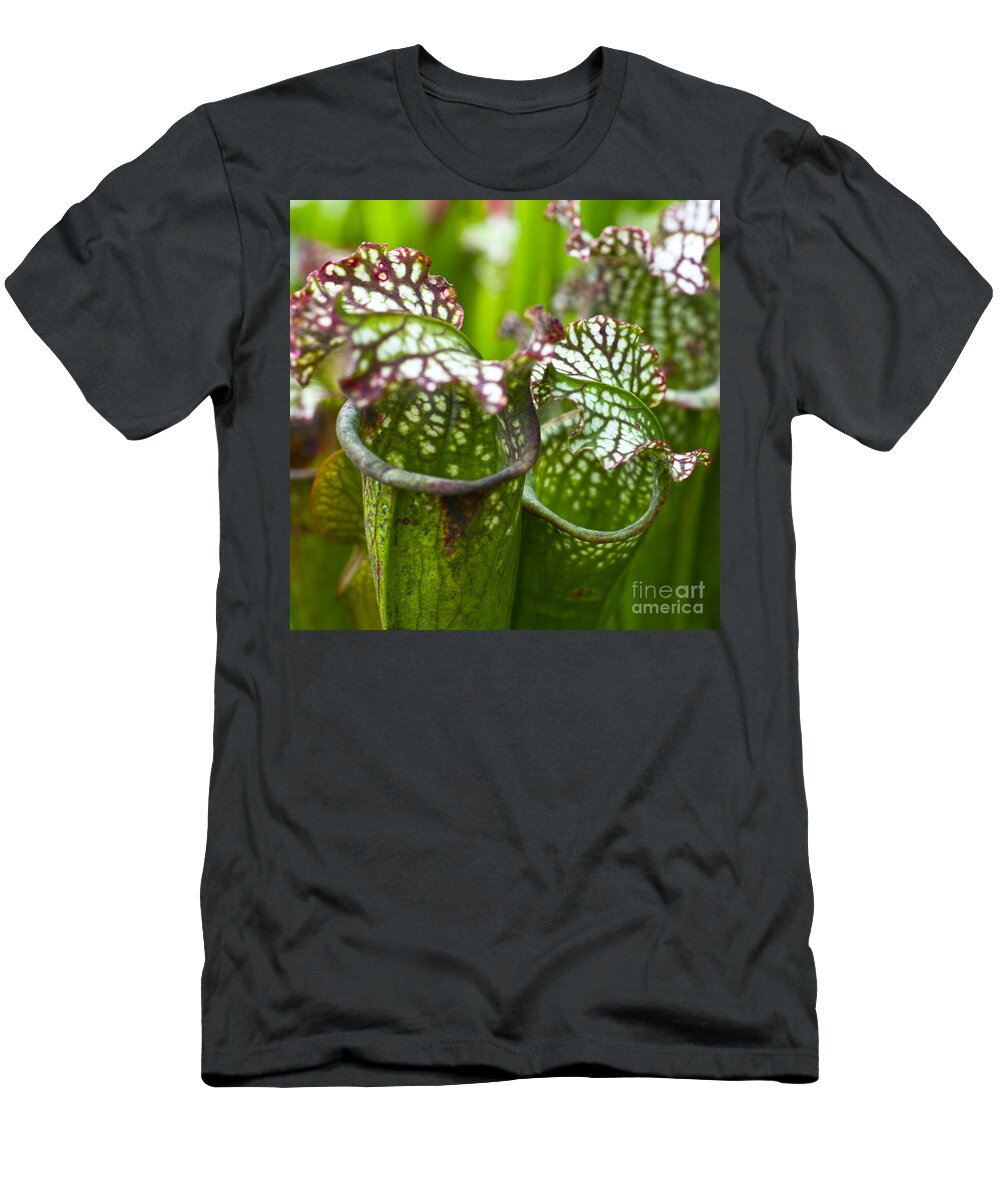 Flora T-Shirt featuring the photograph Carnivorous plants by Heiko Koehrer-Wagner