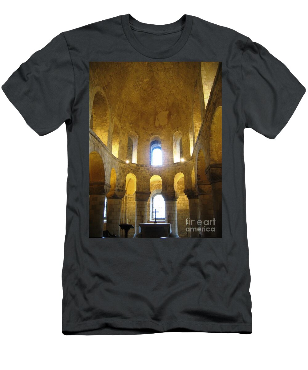 St. John's Chapel T-Shirt featuring the photograph Chapel Glow by Denise Railey