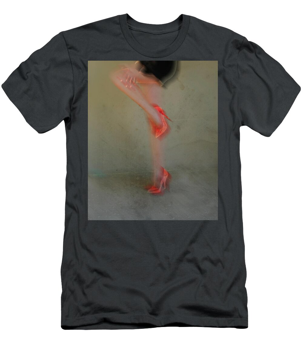 Abstract T-Shirt featuring the photograph Cherry Cola Bubblegum Blues by J C