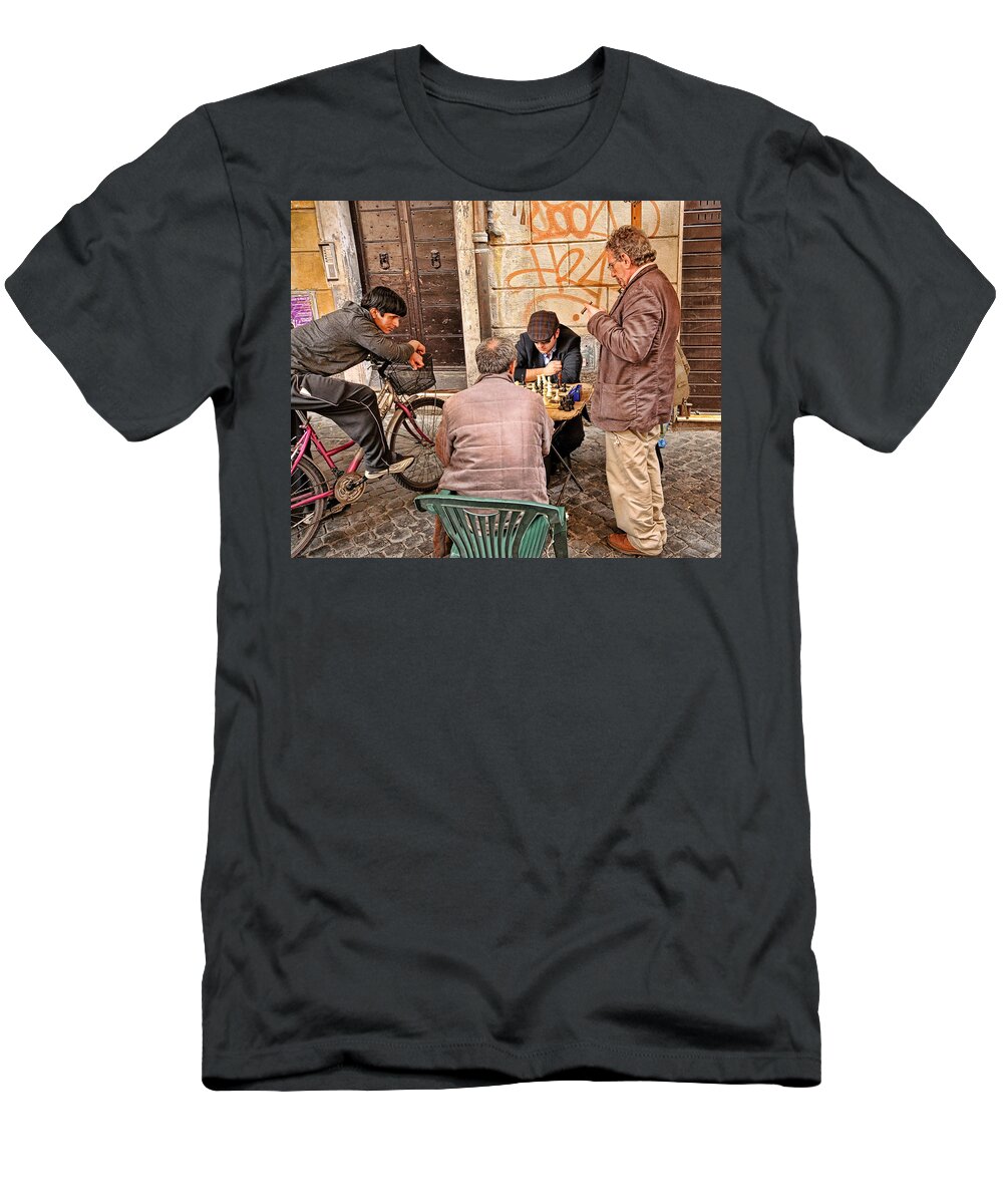  T-Shirt featuring the photograph Chess Game by Bill Howard