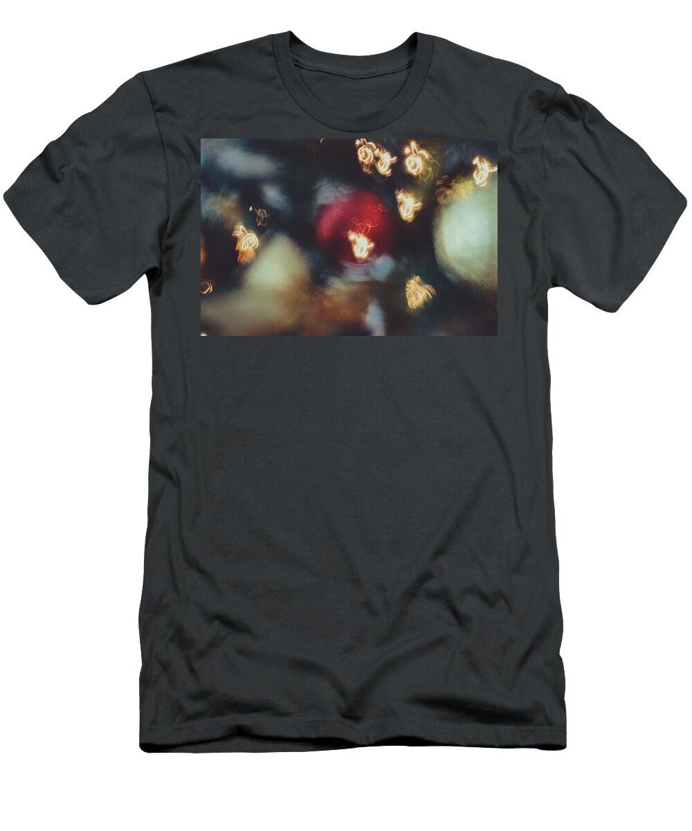 Abstract T-Shirt featuring the photograph Christmas Abstract IX by Marco Oliveira